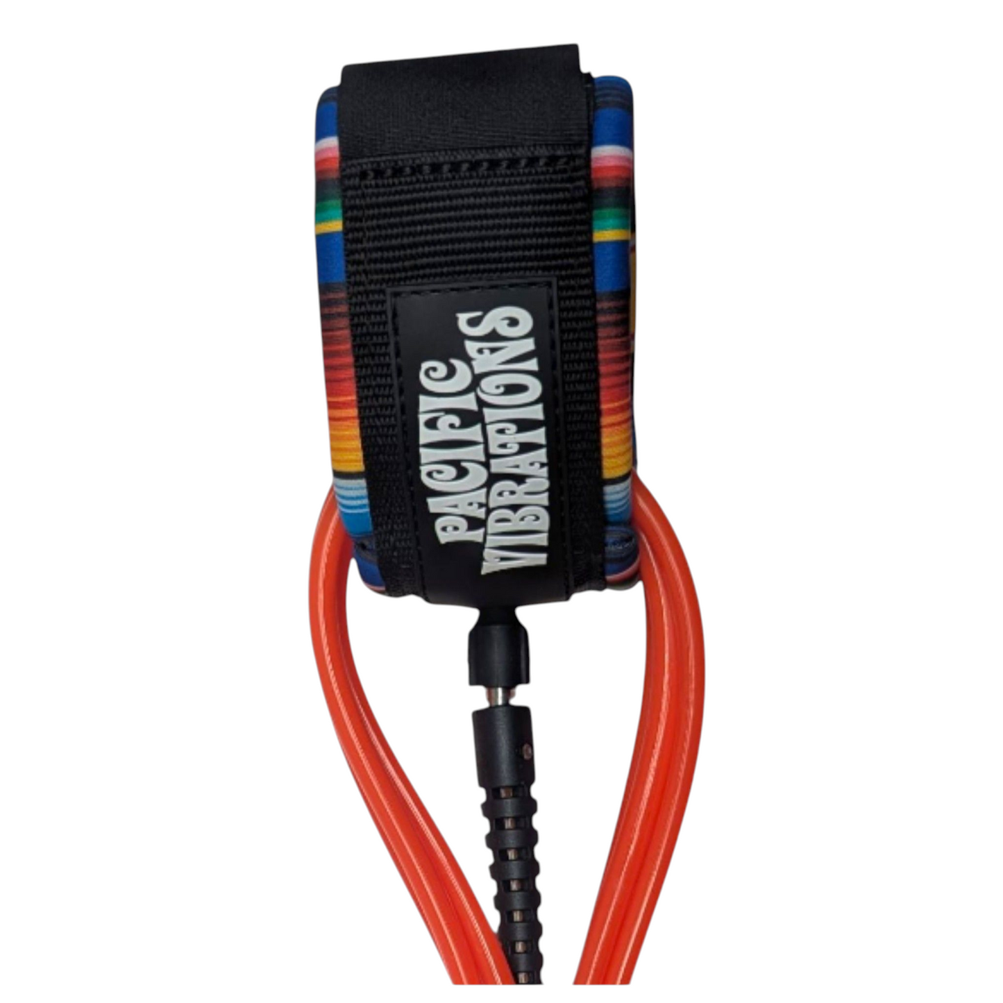 8ft Knee/calf Leash Orange cord
