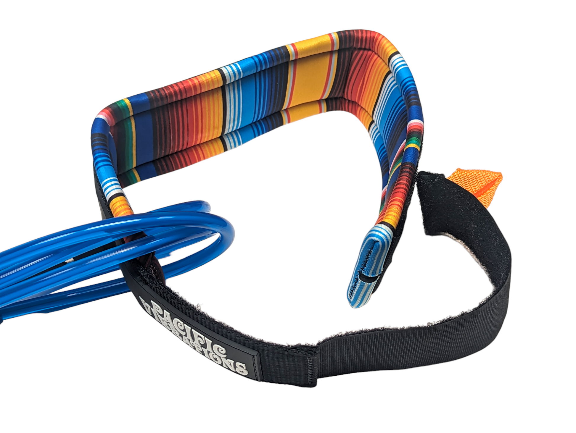 Knee/calf Leash Blue cord  image 2
