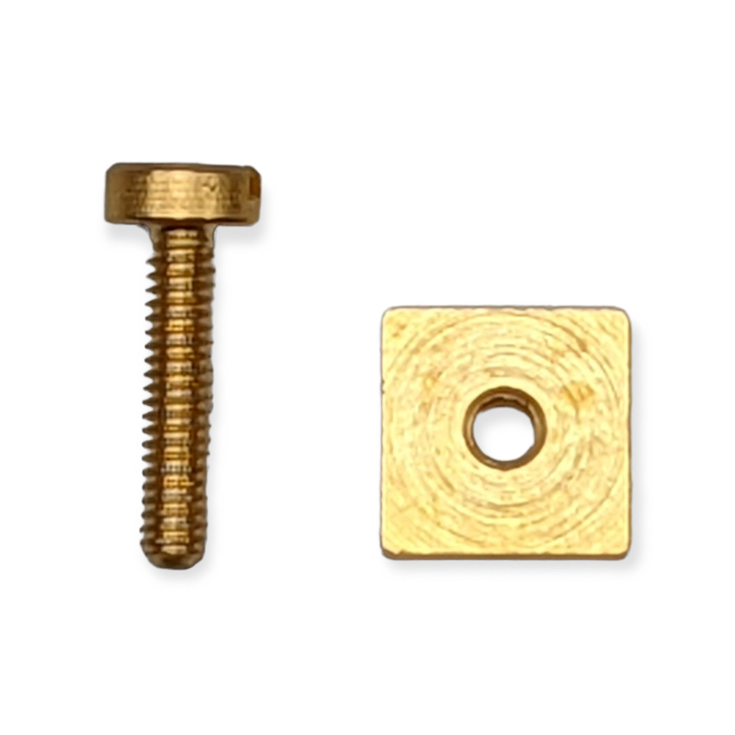 Brass  Flat Head Screw Plate image 1
